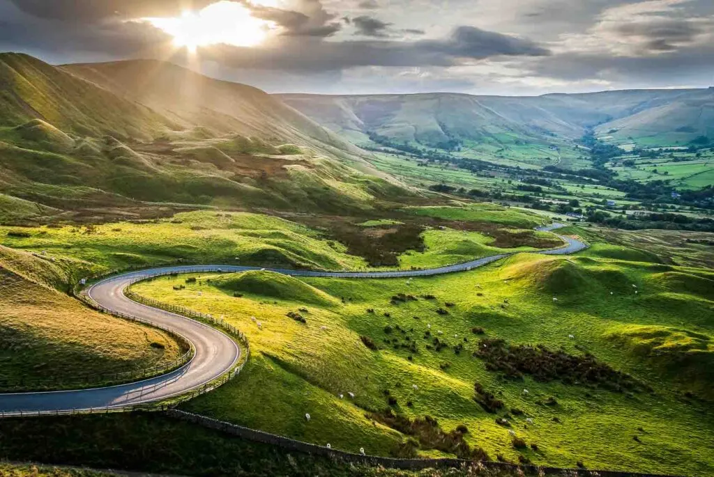 Peak District National Park in England, Great Britain Island