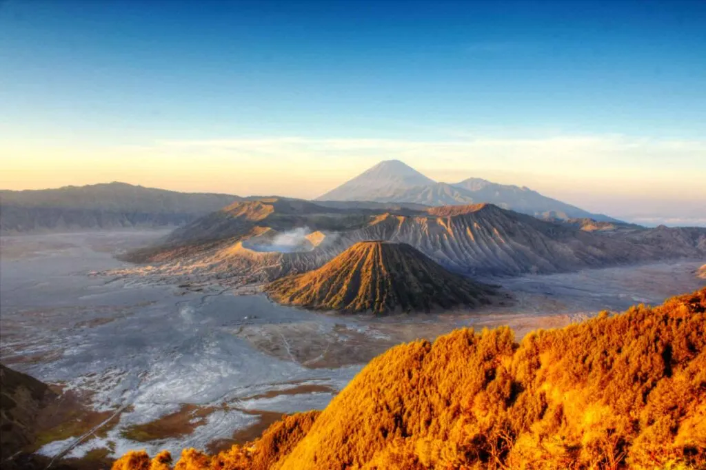 Mount Bromo in Java Island, Indonesia